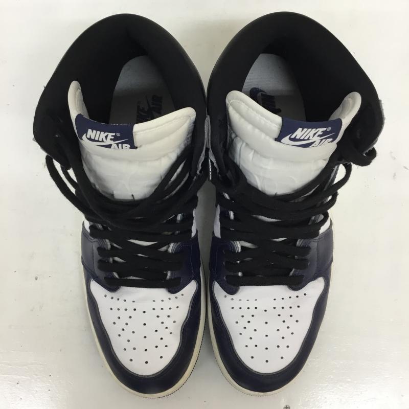 ナイキ NIKE スニーカー スニーカー Nike Air Jordan 1 Retro High OG Midnight Navy DZ5485-401 28.0cm ロゴ、文字 紺 / ネイビー / navy X 白 / ホワイト / white メンズ USED 古着 中古 10156281