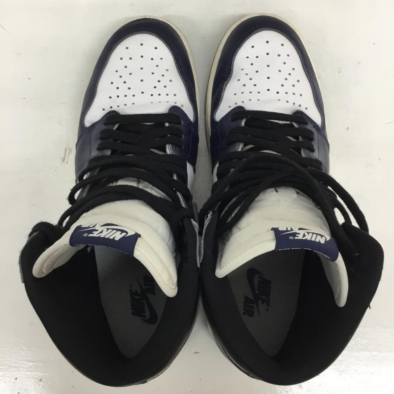 ナイキ NIKE スニーカー スニーカー Nike Air Jordan 1 Retro High OG Midnight Navy DZ5485-401 28.0cm ロゴ、文字 紺 / ネイビー / navy X 白 / ホワイト / white メンズ USED 古着 中古 10156281