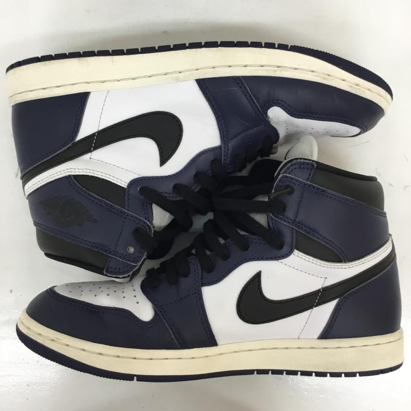 ナイキ NIKE スニーカー スニーカー Nike Air Jordan 1 Retro High OG Midnight Navy DZ5485-401 28.0cm ロゴ、文字 紺 / ネイビー / navy X 白 / ホワイト / white メンズ USED 古着 中古 10156281
