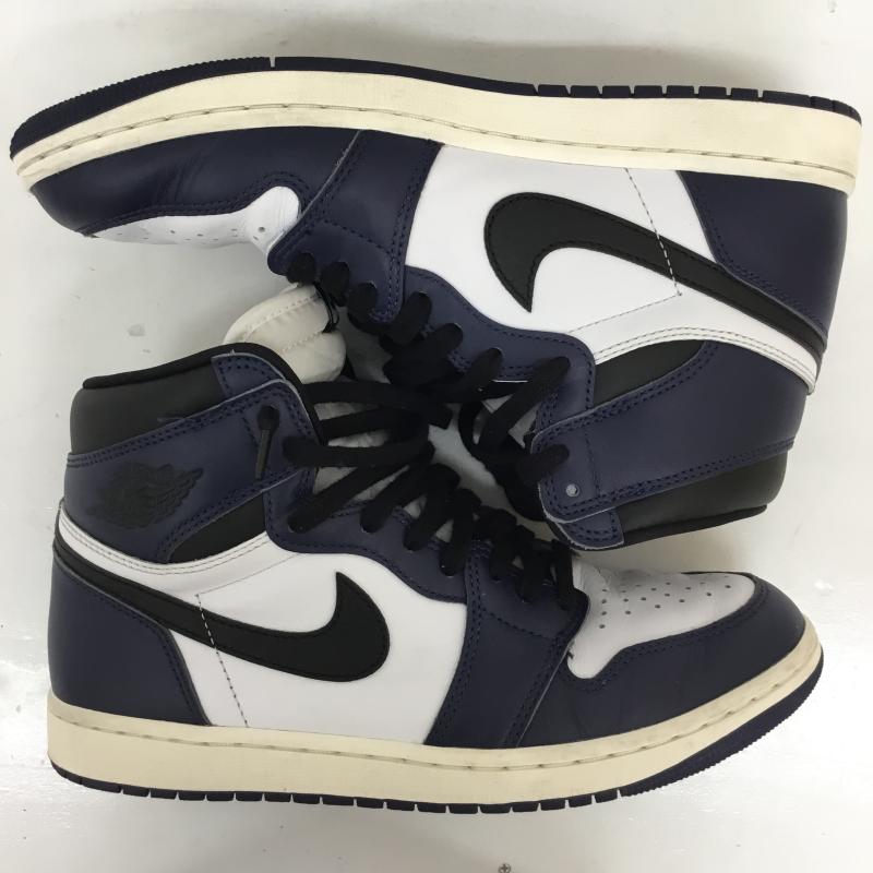 ナイキ NIKE スニーカー スニーカー Nike Air Jordan 1 Retro High OG Midnight Navy DZ5485-401 28.0cm ロゴ、文字 紺 / ネイビー / navy X 白 / ホワイト / white メンズ USED 古着 中古 10156281