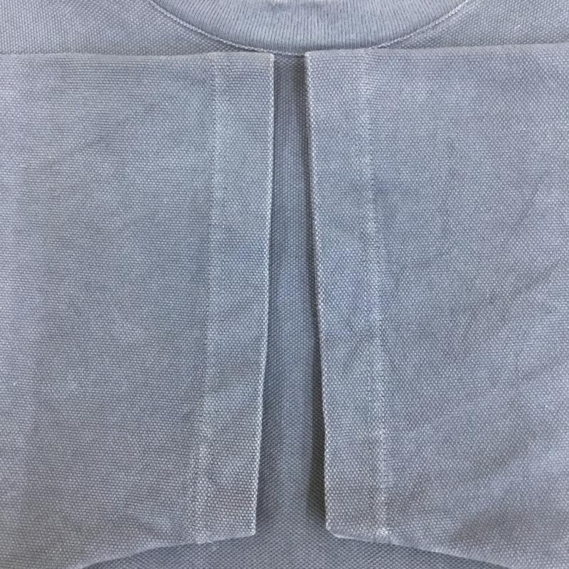 ラコステ LACOSTE カットソー 半袖 LACOSTE×DOORS MOSS STITCH S/S TEE 別注 L ロゴ、文字 青 / ブルー / blue メンズ USED 古着 中古 10156282