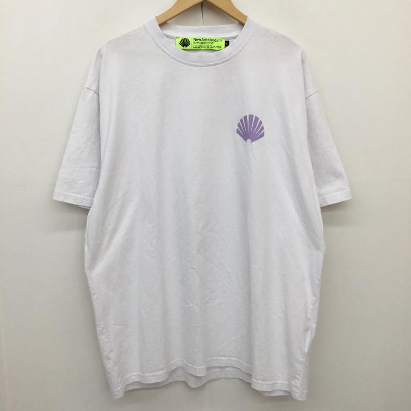 ＵＳフルギ US古着 Tシャツ 半袖 New Amsterdam LOGO TEE White XL ロゴ、文字 白 / ホワイト / white メンズ USED 古着 中古 10156283