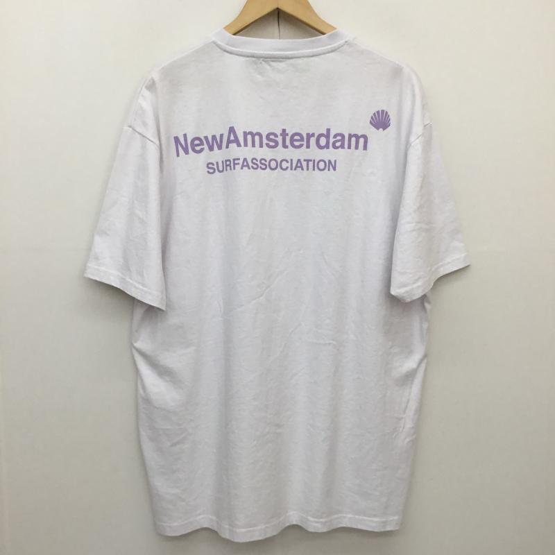 ＵＳフルギ US古着 Tシャツ 半袖 New Amsterdam LOGO TEE White XL ロゴ、文字 白 / ホワイト / white メンズ USED 古着 中古 10156283