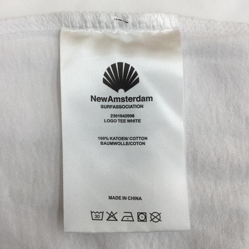 ＵＳフルギ US古着 Tシャツ 半袖 New Amsterdam LOGO TEE White XL ロゴ、文字 白 / ホワイト / white メンズ USED 古着 中古 10156283