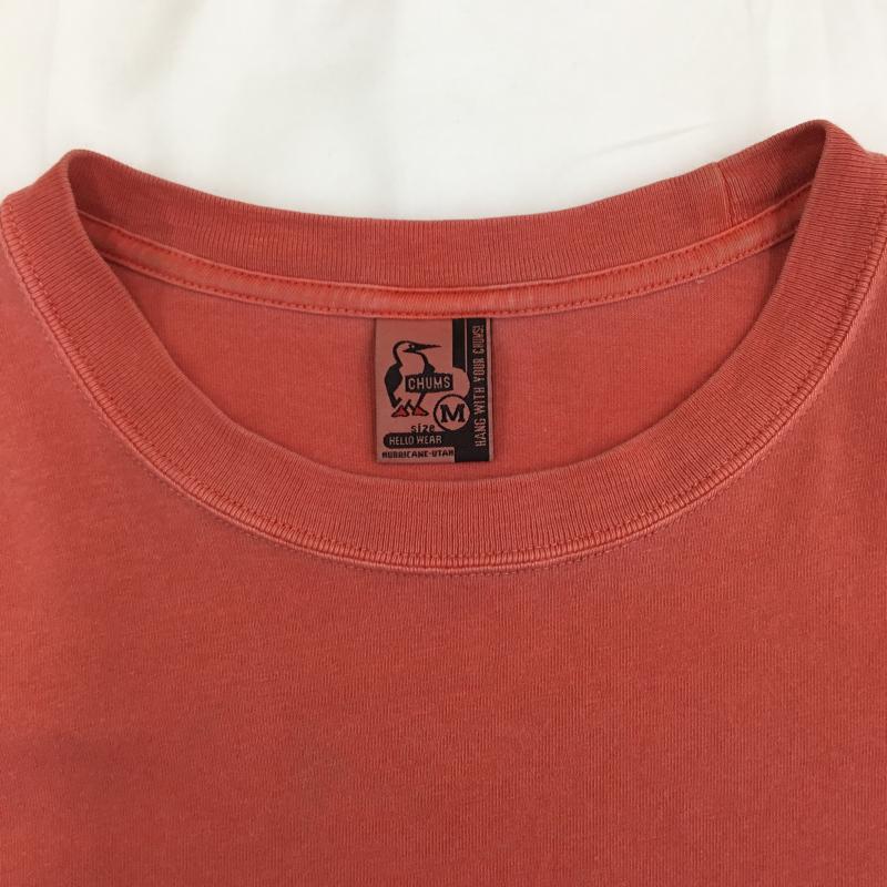 チャムス CHUMS Tシャツ 半袖 CHUMS HWYC Tシャツ CH01-2532 XL ロゴ、文字 赤 / レッド / red メンズ USED 古着 中古 10156284