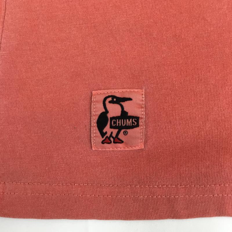 チャムス CHUMS Tシャツ 半袖 CHUMS HWYC Tシャツ CH01-2532 XL ロゴ、文字 赤 / レッド / red メンズ USED 古着 中古 10156284