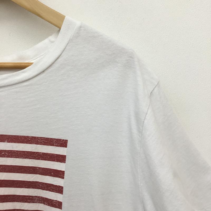 ユーズドクロージング used clothes Tシャツ 半袖 USA オリンピック Tシャツ ホワイト L ロゴ、文字 白 / ホワイト / white メンズ USED 古着 中古 10156285