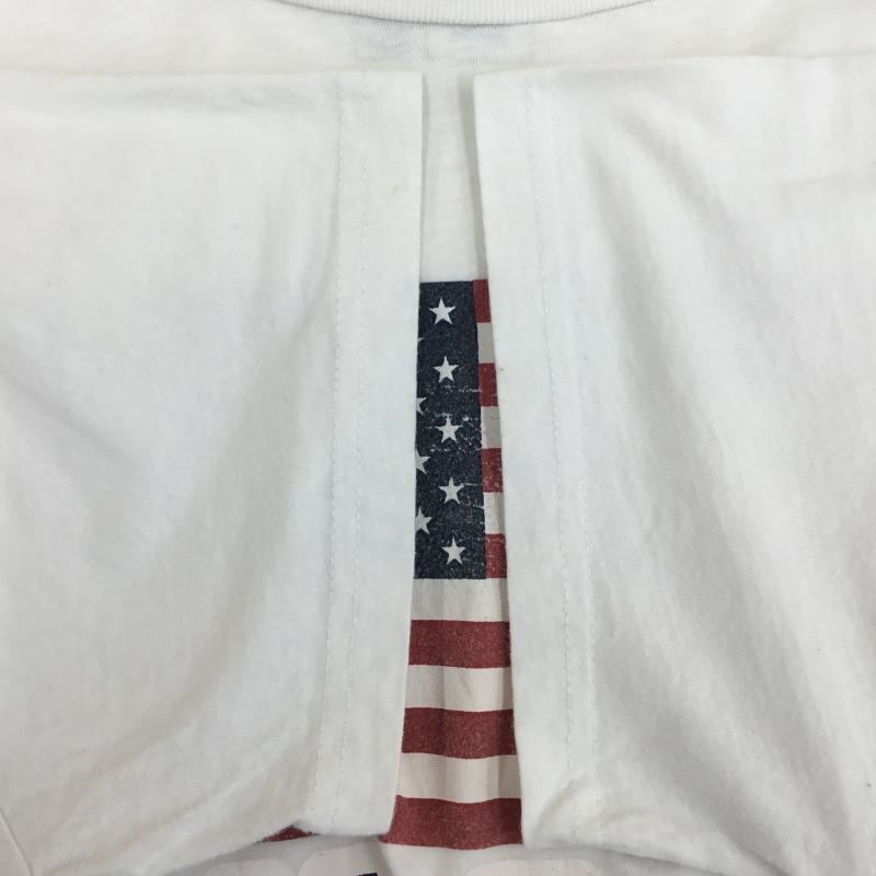 ユーズドクロージング used clothes Tシャツ 半袖 USA オリンピック Tシャツ ホワイト L ロゴ、文字 白 / ホワイト / white メンズ USED 古着 中古 10156285