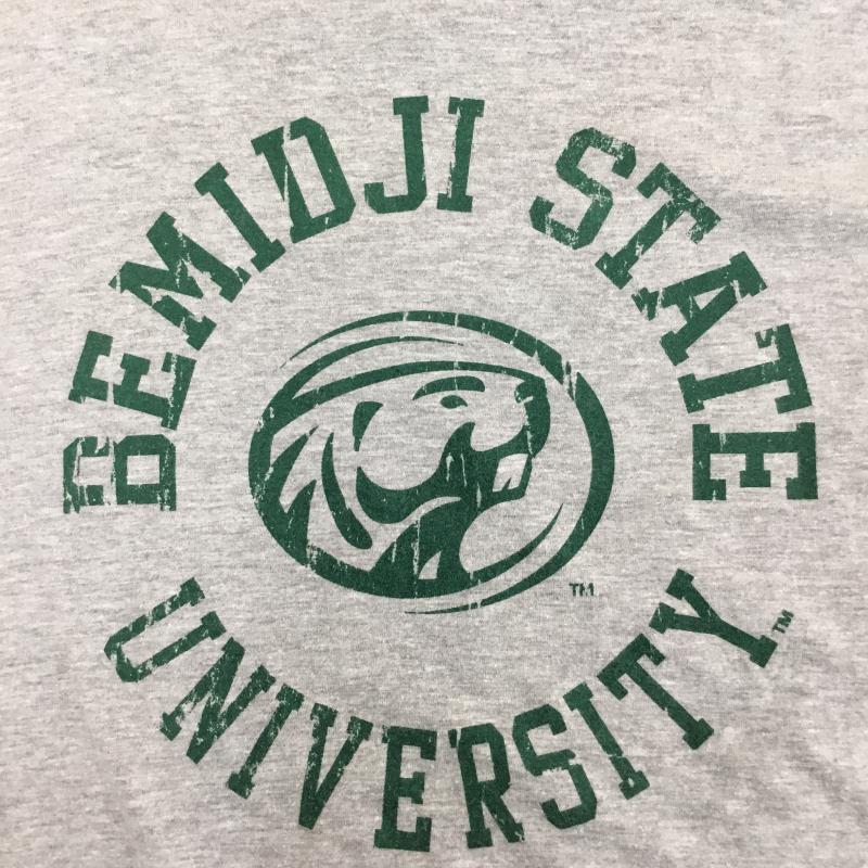 ユーズドクロージング used clothes Tシャツ 半袖 BEMID STATE UNIVERSITY Tシャツ グレー XL ロゴ、文字 灰 / グレー / gray メンズ USED 古着 中古 10156286