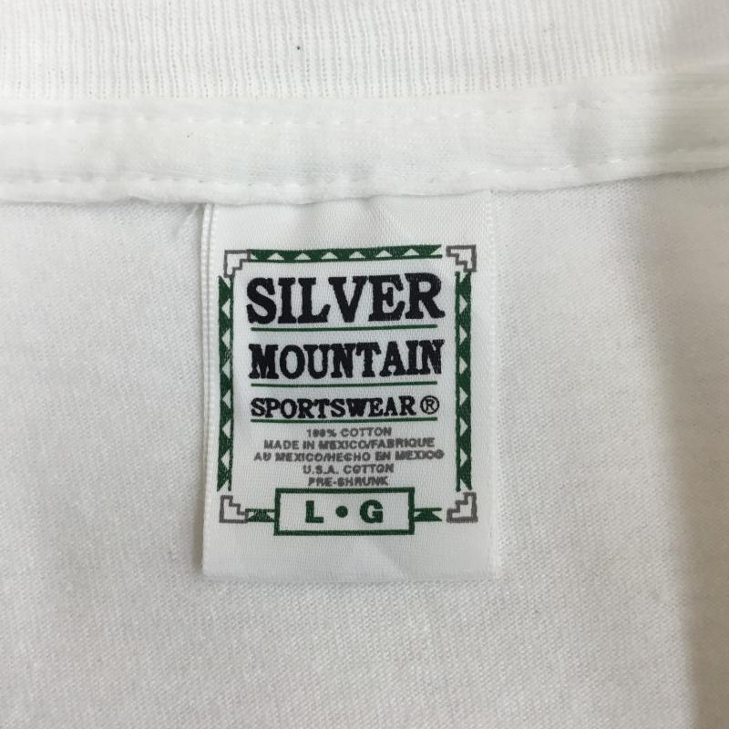 ユーズドクロージング used clothes Tシャツ 半袖 90s SILVER MOUNTAIN Tシャツ ホワイト L ロゴ、文字 白 / ホワイト / white メンズ USED 古着 中古 10156287