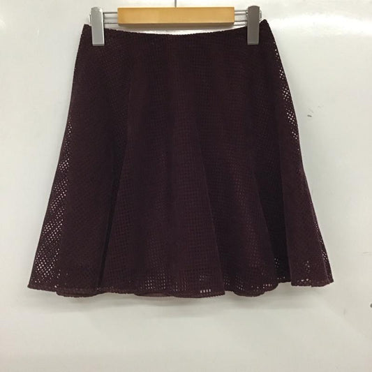 ジルスチュアート JILLSTUART スカート ミニスカート 0 無地 紫 / パープル / purple レディース USED 古着 中古 10156289