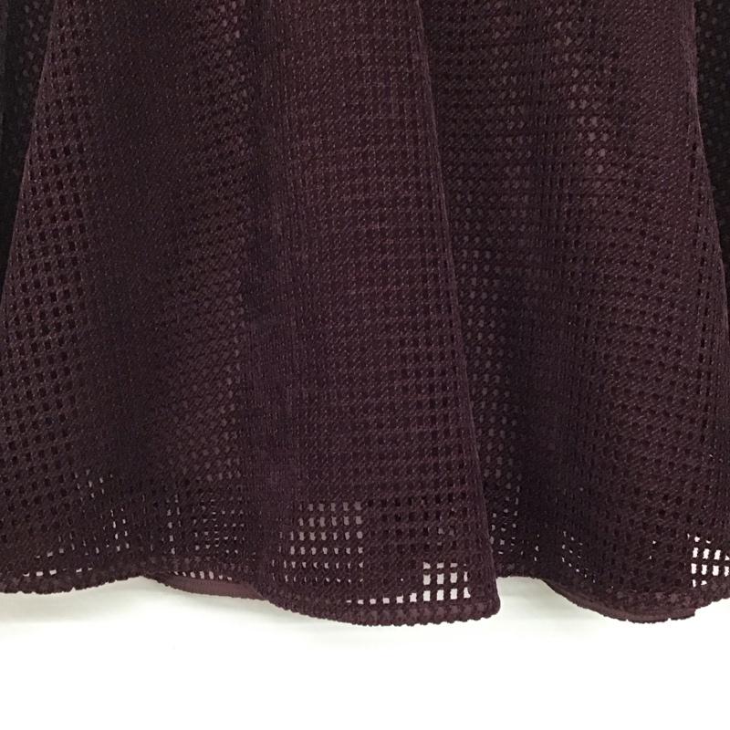 ジルスチュアート JILLSTUART スカート ミニスカート 0 無地 紫 / パープル / purple レディース USED 古着 中古 10156289