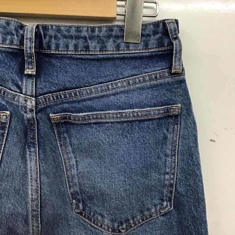 ザラ ZARA パンツ デニム、ジーンズ 34 無地 水色 / ライトブルー / レディース USED 古着 中古 10156292