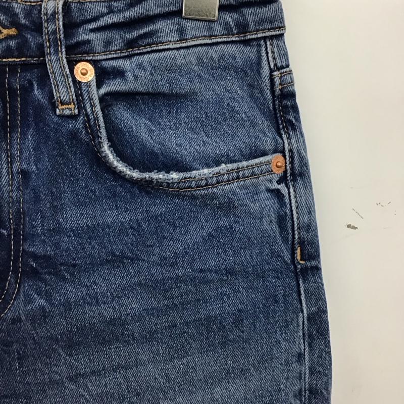 ザラ ZARA パンツ デニム、ジーンズ 34 無地 水色 / ライトブルー / レディース USED 古着 中古 10156292