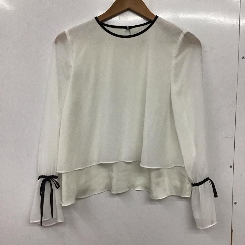 ジルスチュアート JILLSTUART シャツ、ブラウス 長袖 M 無地 白 / ホワイト / white レディース USED 古着 中古 10156293