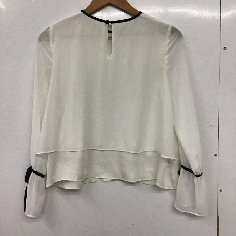 ジルスチュアート JILLSTUART シャツ、ブラウス 長袖 M 無地 白 / ホワイト / white レディース USED 古着 中古 10156293