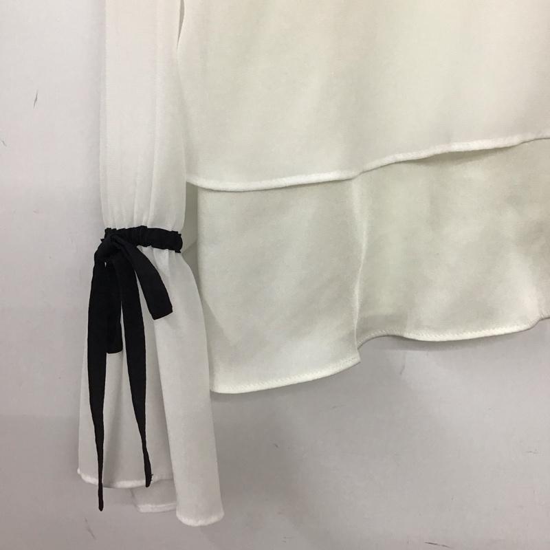 ジルスチュアート JILLSTUART シャツ、ブラウス 長袖 M 無地 白 / ホワイト / white レディース USED 古着 中古 10156293