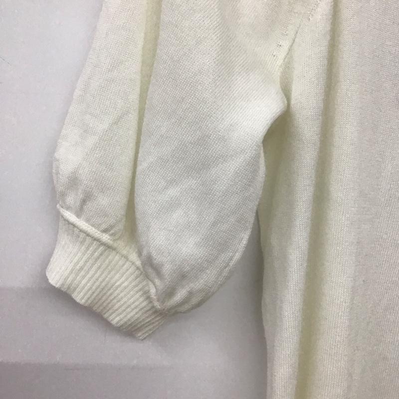ブルーレーベル・クレストブリッジ BLUE LABEL CRESTBRIDGE カットソー 七分袖 38 無地 白 / ホワイト / white レディース USED 古着 中古 10156294