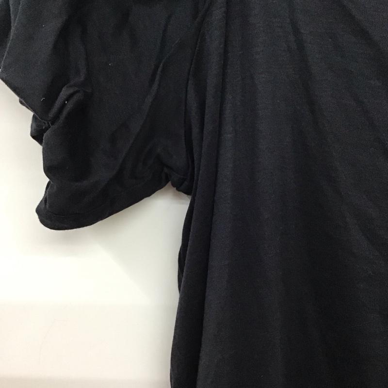 ブルーレーベル・クレストブリッジ BLUE LABEL CRESTBRIDGE カットソー 半袖 38 無地 黒 / ブラック / black レディース USED 古着 中古 10156295