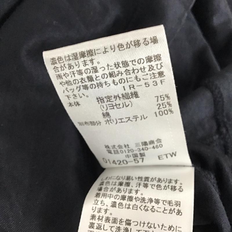 ブルーレーベル・クレストブリッジ BLUE LABEL CRESTBRIDGE カットソー 半袖 38 無地 黒 / ブラック / black レディース USED 古着 中古 10156295