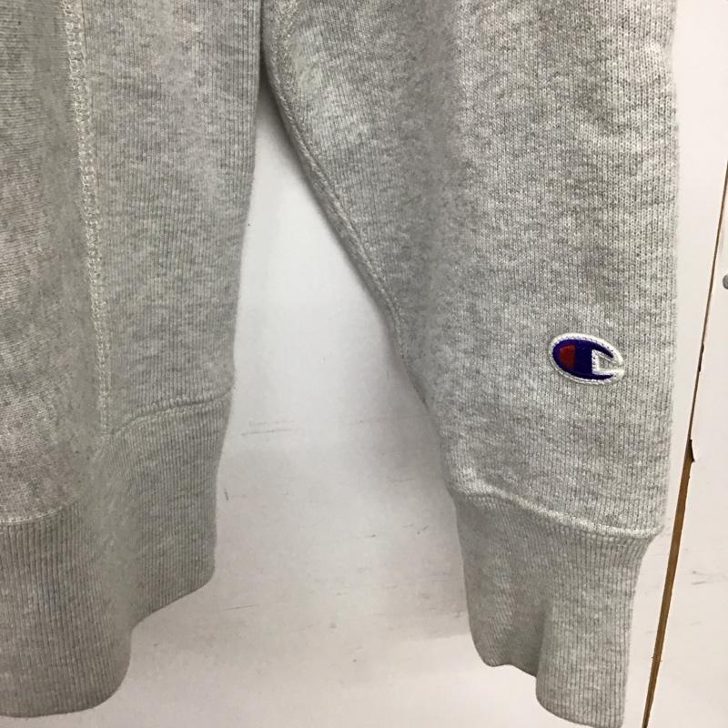 チャンピオン Champion パーカー 長袖 長袖パーカー プルオーバーパーカー スウェット L 無地 灰 / グレー / gray メンズ USED 古着 中古 10156296