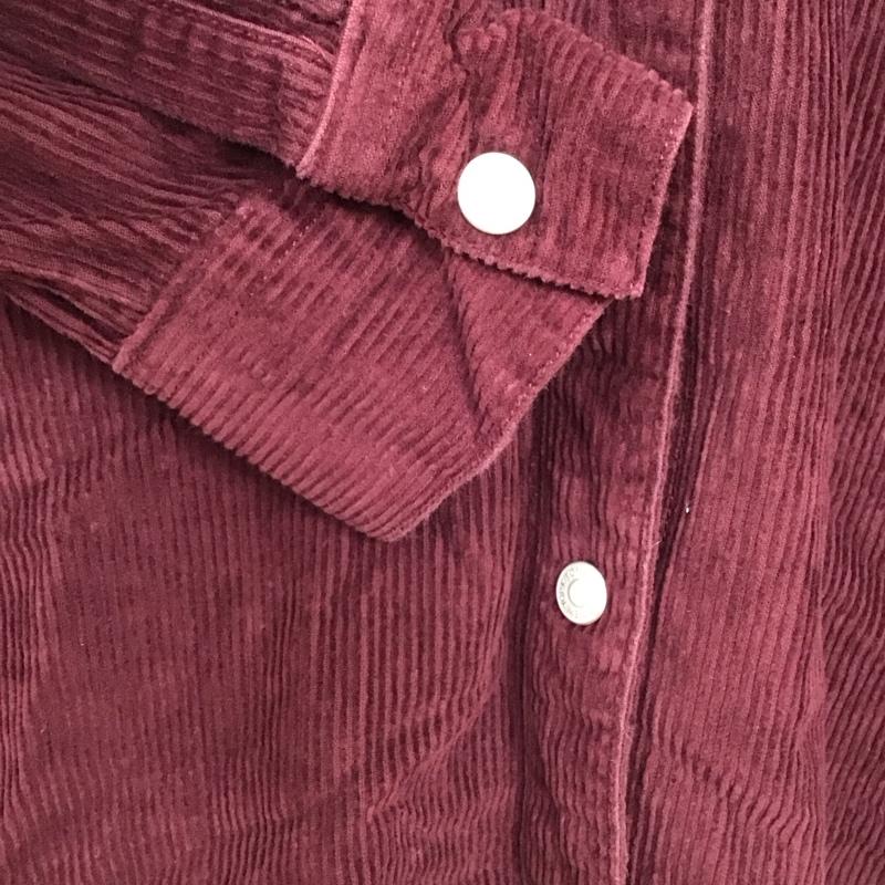 トミー ジーンズ TOMMY JEANS ジャケット、上着 ジャケット、ブレザー コーデュロイ M 無地 えんじ / ワインレッド / dark red レディース USED 古着 中古 10156300