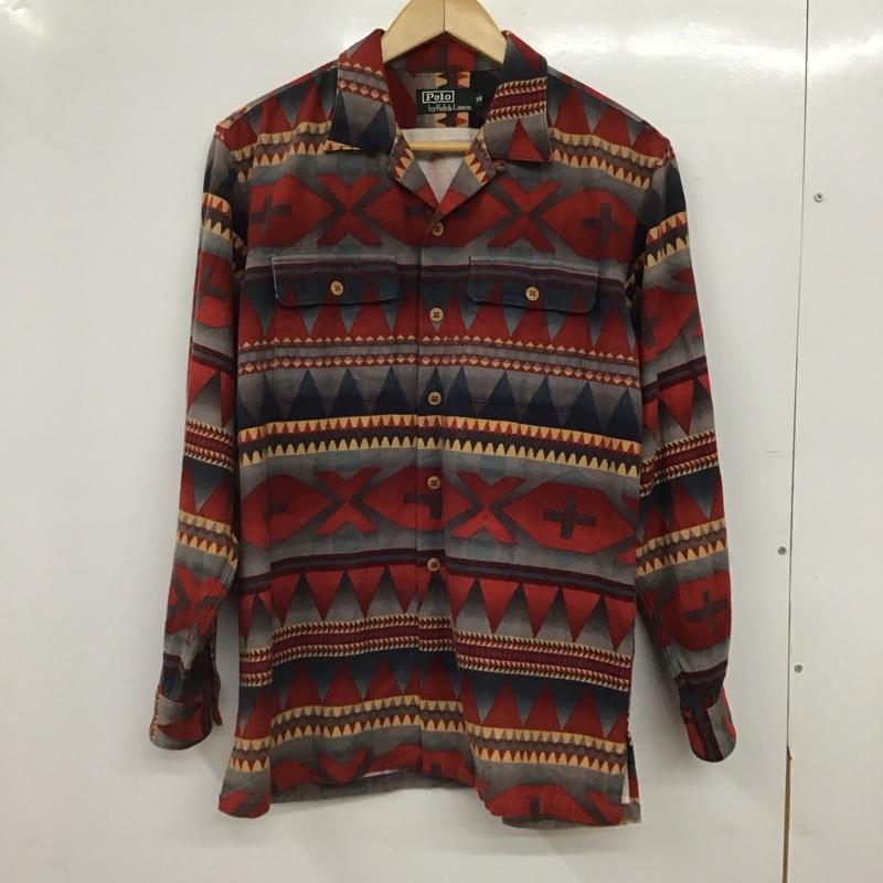 ポロバイラルフローレン Polo by RALPH LAUREN シャツ、ブラウス 長袖 長袖シャツ プリントシャツ カラーシャツ プリント マルチカラー / マルチカラー / multicolor メンズ USED 古着 中古 10156301