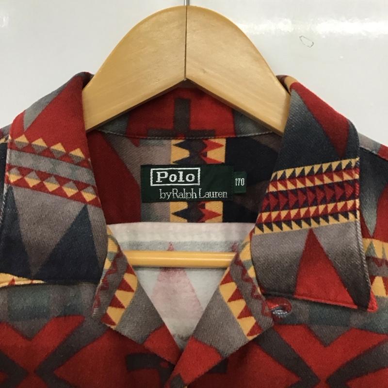 ポロバイラルフローレン Polo by RALPH LAUREN シャツ、ブラウス 長袖 長袖シャツ プリントシャツ カラーシャツ プリント マルチカラー / マルチカラー / multicolor メンズ USED 古着 中古 10156301