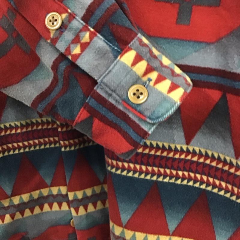 ポロバイラルフローレン Polo by RALPH LAUREN シャツ、ブラウス 長袖 長袖シャツ プリントシャツ カラーシャツ プリント マルチカラー / マルチカラー / multicolor メンズ USED 古着 中古 10156301