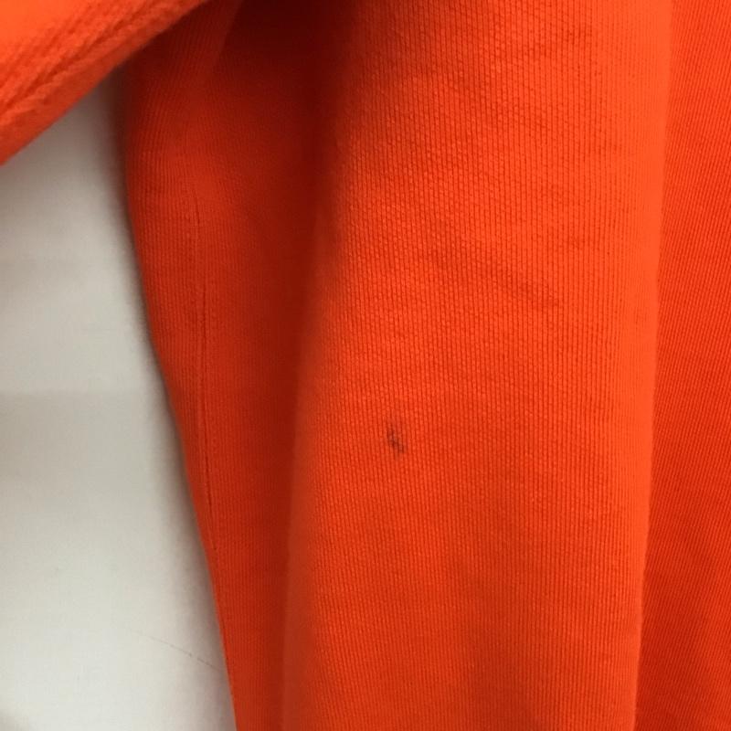 ラルフローレン RALPHLAUREN トレーナー 長袖 長袖トレーナー スウェット ジップアップネック プルオーバー M ロゴ、文字 橙 / オレンジ / orange メンズ USED 古着 中古 10156302