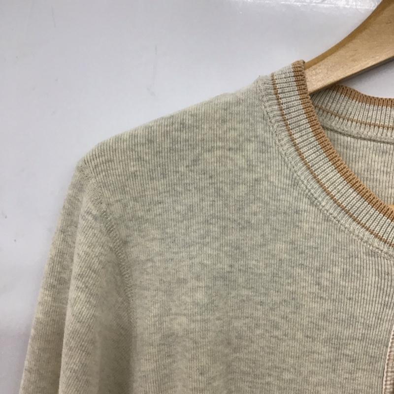 ポロバイラルフローレン Polo by RALPH LAUREN カットソー 長袖 長袖カットソー ヘンリーネックカットソー M 無地 アイボリー / アイボリー / メンズ USED 古着 中古 10156303