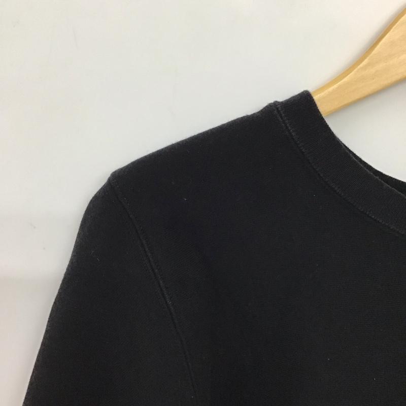 チャンピオン Campion トレーナー 長袖 長袖トレーナー スウェット クルーネック プルオーバー M 無地 黒 / ブラック / black メンズ USED 古着 中古 10156304