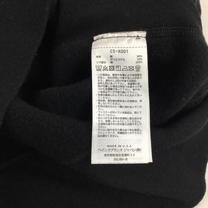 チャンピオン Campion トレーナー 長袖 長袖トレーナー スウェット クルーネック プルオーバー M 無地 黒 / ブラック / black メンズ USED 古着 中古 10156304