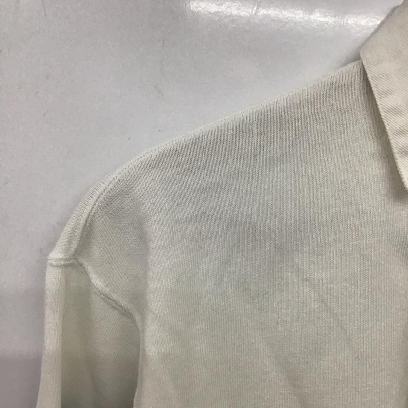 ラルフローレン RALPHLAUREN ポロシャツ 長袖 長袖ポロシャツ 長袖カットソー カラーシャツ M プリント 白 / ホワイト / white X 青 / ブルー / blue X 赤 / レッド / red メンズ USED 古着 中古 10156305