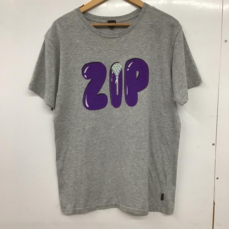 ポールスミス Paul Smith Tシャツ 半袖 半袖カットソー プリントTシャツ クルーネックカットソー L プリント 灰 / グレー / gray メンズ USED 古着 中古 10156307
