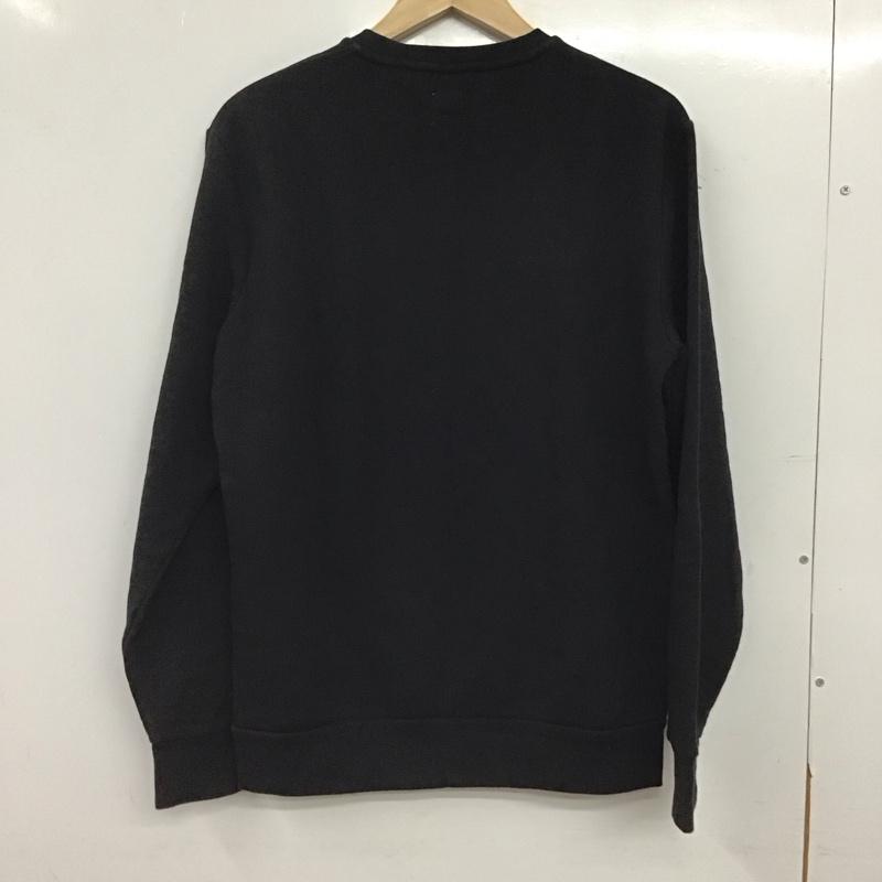 リーバイス Levi s トレーナー 長袖 長袖トレーナー スウェット クルーネック プルオーバー S ロゴ、文字 黒 / ブラック / black メンズ USED 古着 中古 10156309