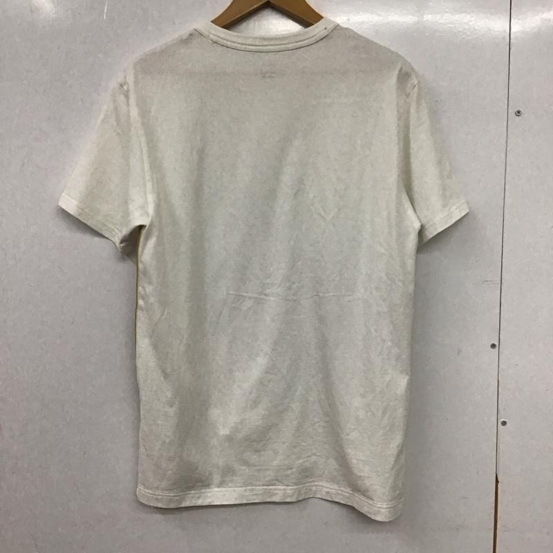 ポールスミス Paul Smith Tシャツ 半袖 半袖カットソー プリントTシャツ クルーネックカットソー M 無地 白 / ホワイト / white メンズ USED 古着 中古 10156310