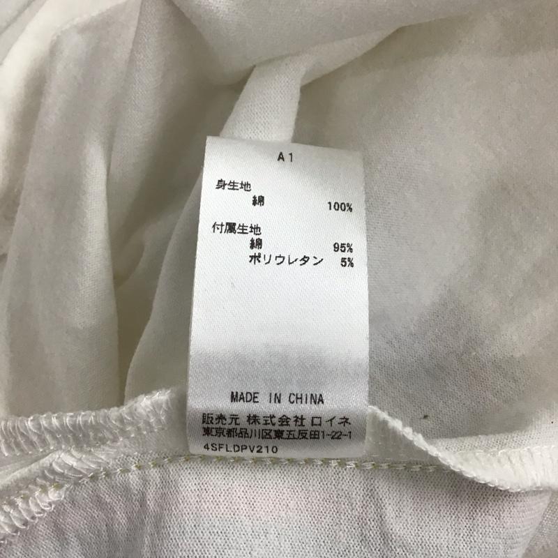 ポールスミス Paul Smith Tシャツ 半袖 半袖カットソー プリントTシャツ クルーネックカットソー M 無地 白 / ホワイト / white メンズ USED 古着 中古 10156310