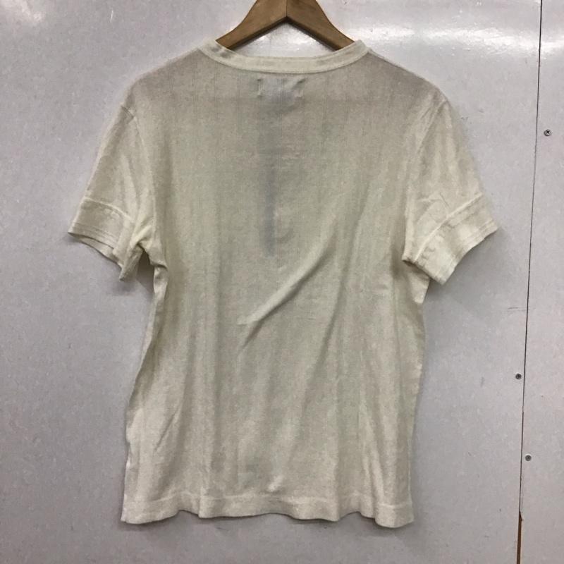 ポロバイラルフローレン Polo by RALPH LAUREN カットソー 半袖 半袖カットソー ヘンリーネックカットソー L ストライプ 白 / ホワイト / white メンズ USED 古着 中古 10156312