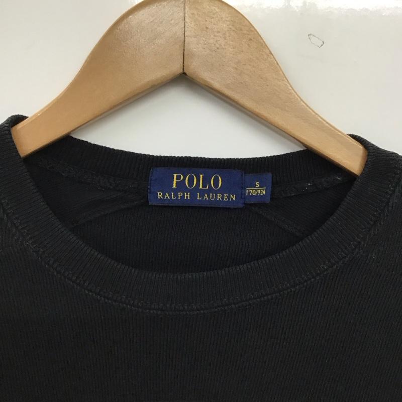 ポロラルフローレン POLO RALPH LAUREN トレーナー 長袖 長袖トレーナー スウェット クルーネック プルオーバー S 刺繍 ダークグレー / ダークグレー / メンズ USED 古着 中古 10156313