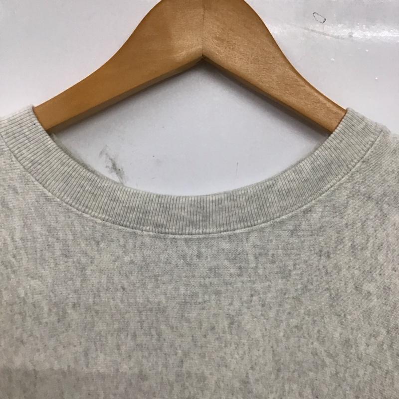 チャンピオン Champion トレーナー 長袖 長袖トレーナー スウェット クルーネック プルオーバー L ロゴ、文字 灰 / グレー / gray メンズ USED 古着 中古 10156314
