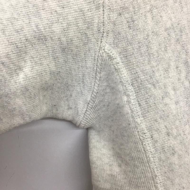 チャンピオン Champion トレーナー 長袖 長袖トレーナー スウェット クルーネック プルオーバー L ロゴ、文字 灰 / グレー / gray メンズ USED 古着 中古 10156314