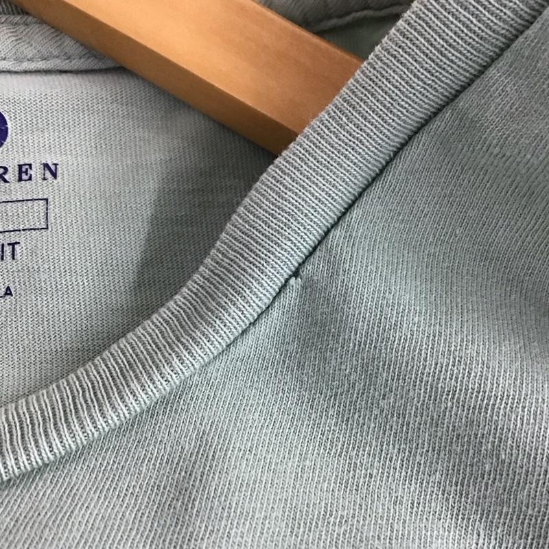 ポロラルフローレン POLO RALPH LAUREN Tシャツ 半袖 半袖カットソー プリントTシャツ クルーネックカットソー M ロゴ、文字 カーキ / カーキ / khaki メンズ USED 古着 中古 10156315