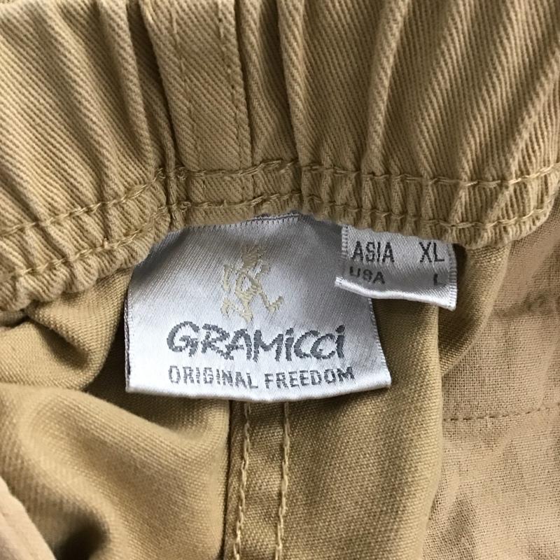 グラミチ GRAMICCI パンツ ショートパンツ ショートパンツ ハーフパンツ カジュアルパンツ XL ロゴ、文字 ベージュ / ベージュ / beige メンズ USED 古着 中古 10156320
