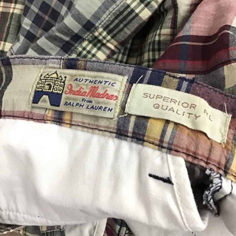 ポロバイラルフローレン Polo by RALPH LAUREN パンツ ショートパンツ ショートパンツ ハーフパンツ カジュアルパンツ 30インチ チェック マルチカラー / マルチカラー / multicolor メンズ USED 古着 中古 10156322