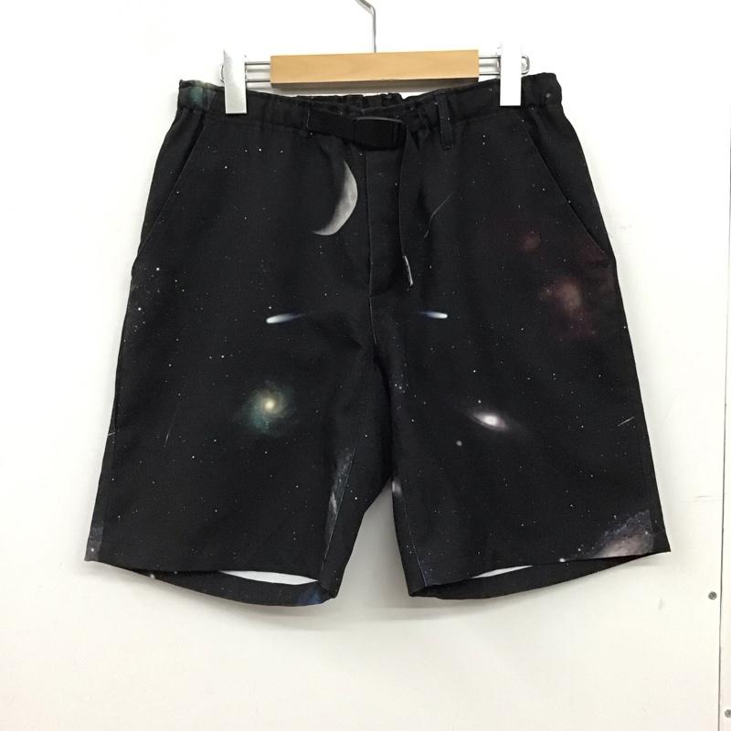 ゴースローキャラバン go slow caravan パンツ ショートパンツ ショートパンツ ハーフパンツ カジュアルパンツ 3 プリント 黒 / ブラック / black メンズ USED 古着 中古 10156323