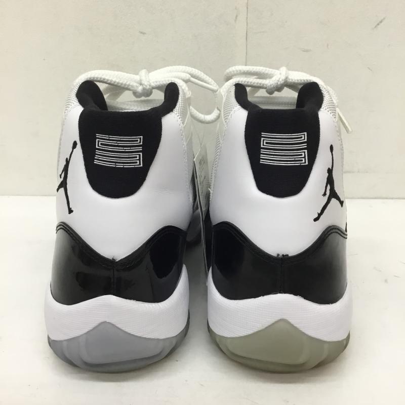 ナイキ NIKE スニーカー スニーカー Nike Air Jordan 11 Retro Concord 2011 378037-107 28.5cm ロゴ、文字 白 / ホワイト / white X 黒 / ブラック / black メンズ USED 古着 中古 10156327