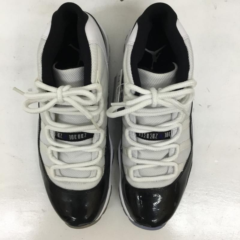 ナイキ NIKE スニーカー スニーカー Nike Air Jordan 11 Retro Concord 2011 378037-107 28.5cm ロゴ、文字 白 / ホワイト / white X 黒 / ブラック / black メンズ USED 古着 中古 10156327