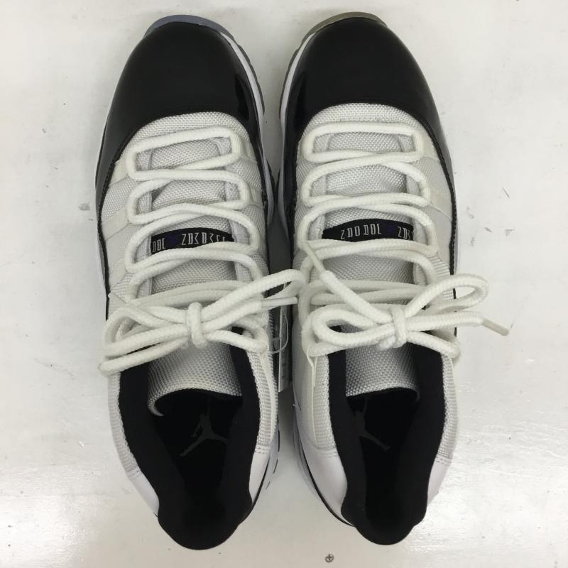 ナイキ NIKE スニーカー スニーカー Nike Air Jordan 11 Retro Concord 2011 378037-107 28.5cm ロゴ、文字 白 / ホワイト / white X 黒 / ブラック / black メンズ USED 古着 中古 10156327