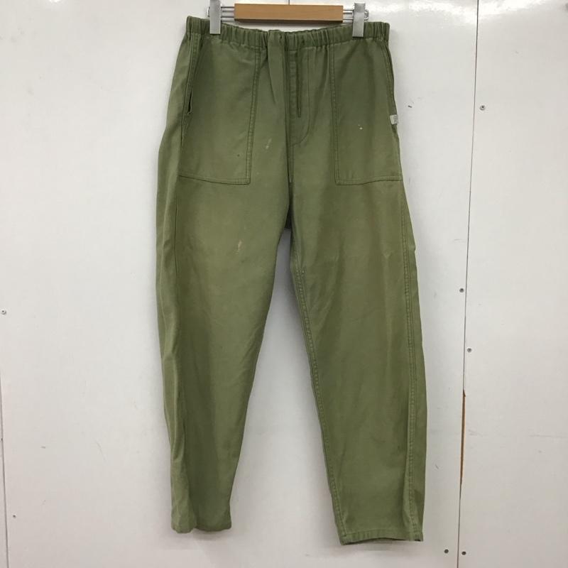 ガンホー GUNG HO パンツ ワークパンツ、ペインターパンツ ワークパンツ ミリタリーパンツ ワイドパンツ M 無地 カーキ / カーキ / khaki メンズ USED 古着 中古 10156329